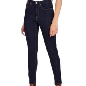 FRANK & OAK Debbie Skinny Dark Blue Jeans Sz 28